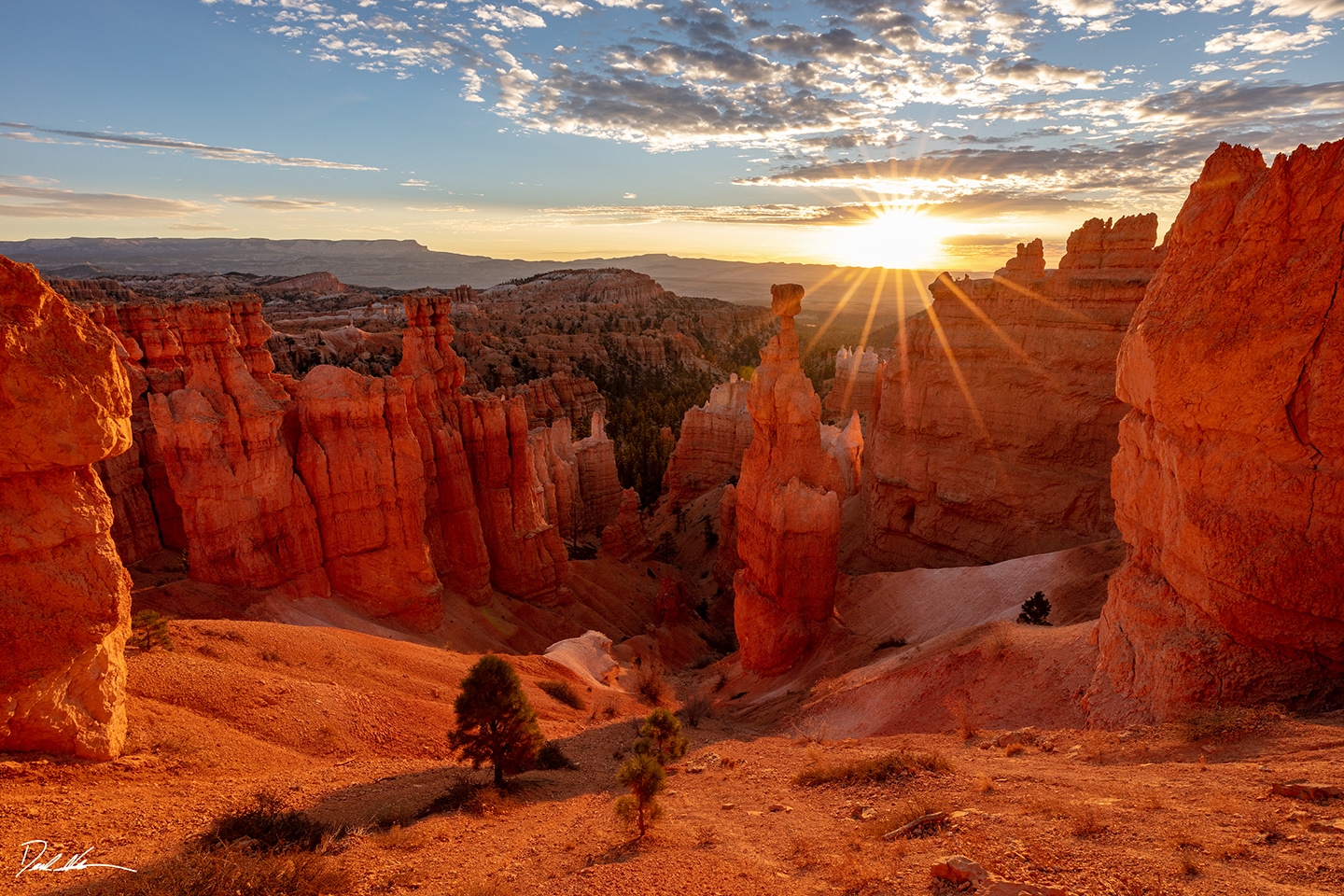 photograph of Bryce Canyon at sunrise